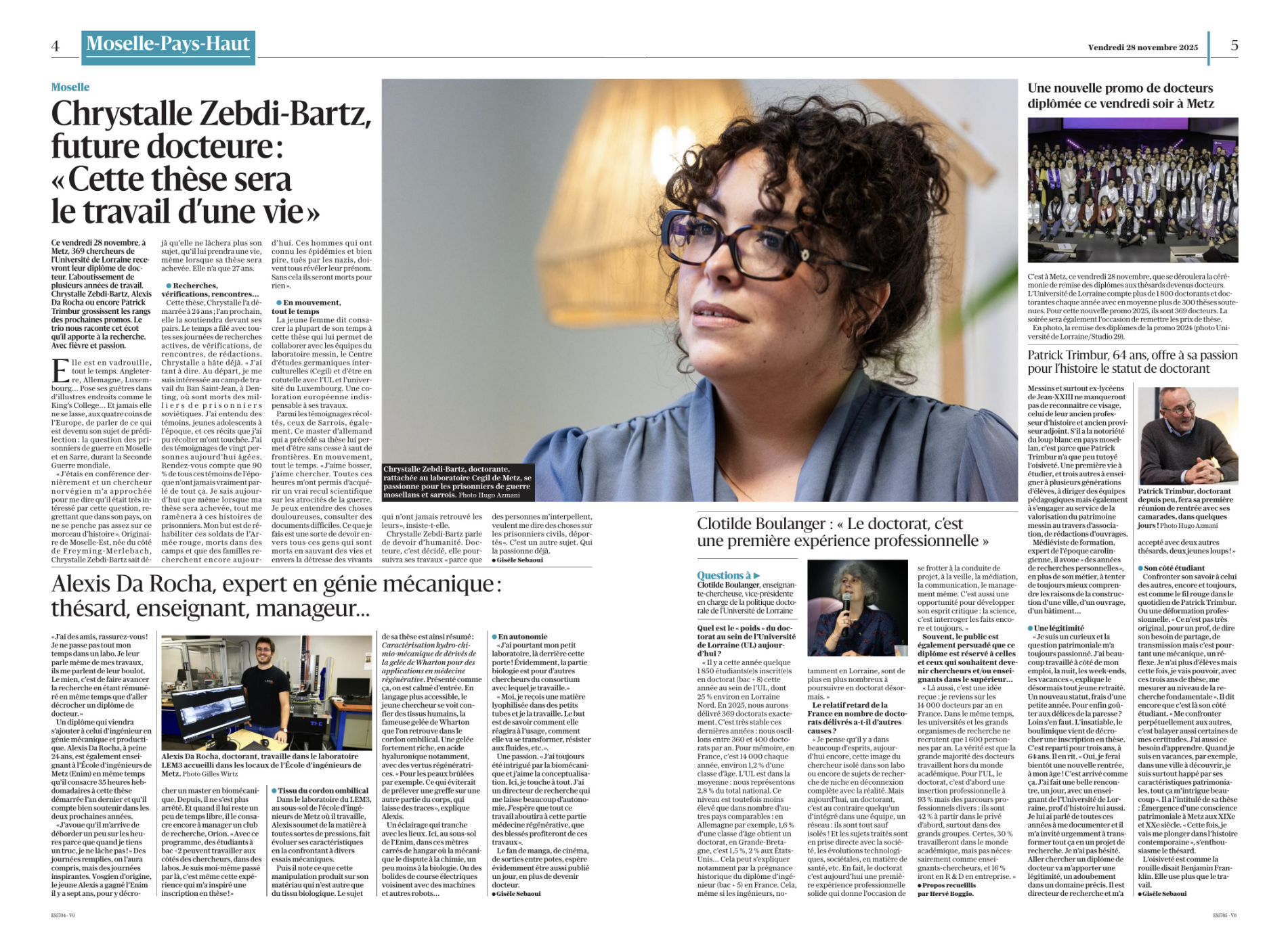 Chrystalle Zebdi-Bartz, future docteure : « Cette thèse sera le travail d’une vie »