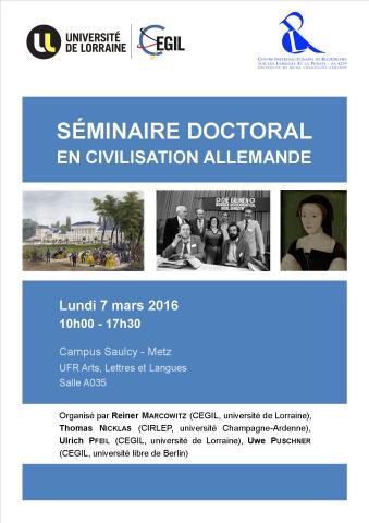 Affiche séminaire doctoral Affiche séminaire doctoral
