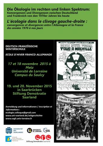 Affiche colloque écologie